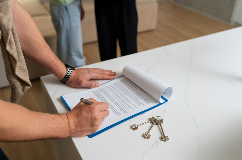 Buyers Signing Real Estate Documents